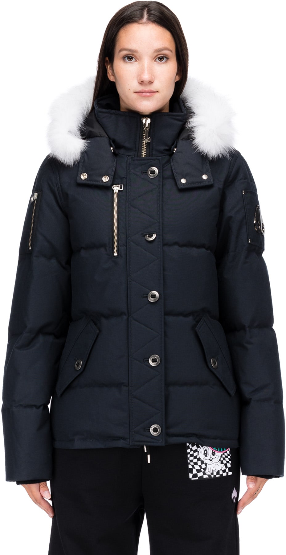 Moose Knuckles Q Jacket Dark Navy Black Influenceu