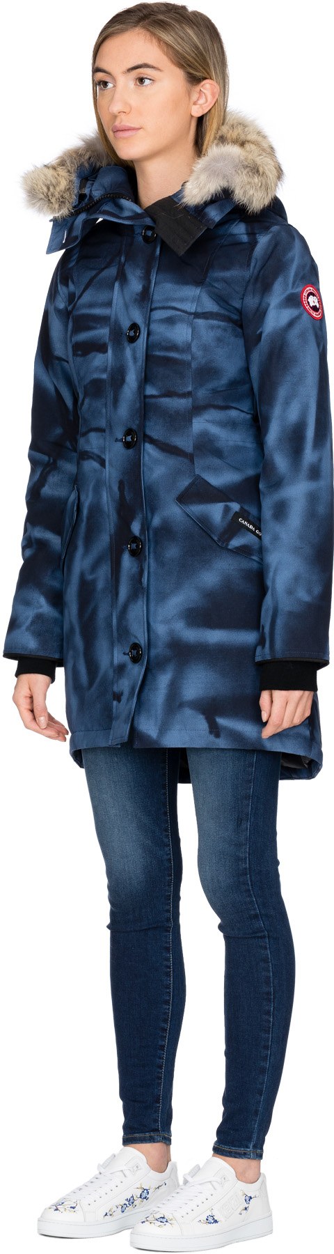 abstract blue camo canada goose