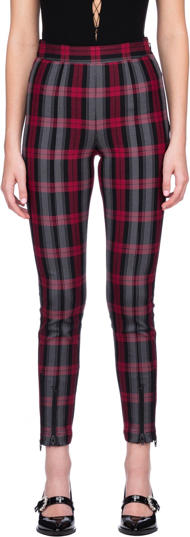 alexander wang plaid leggings