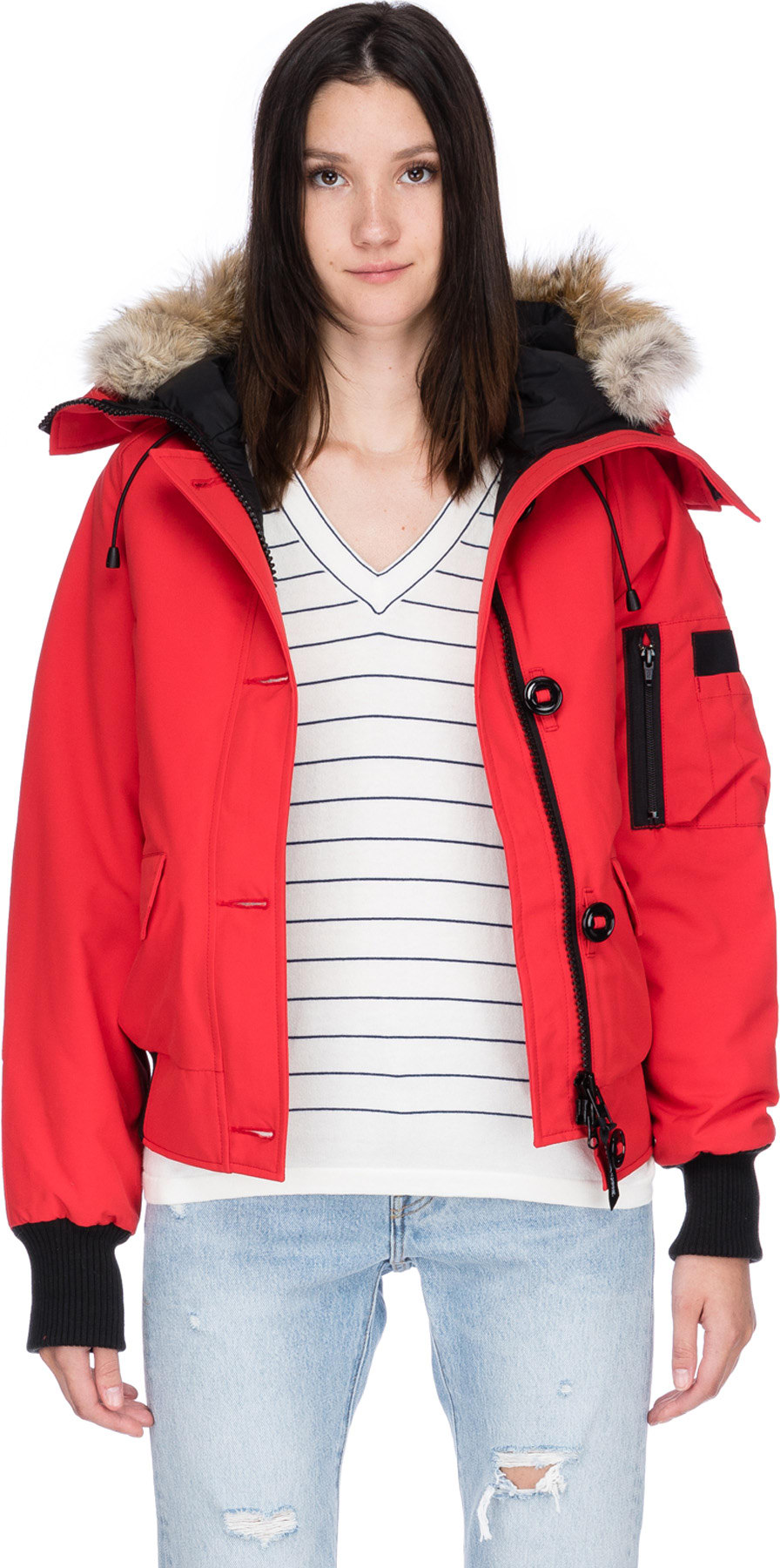 red chilliwack bomber women's