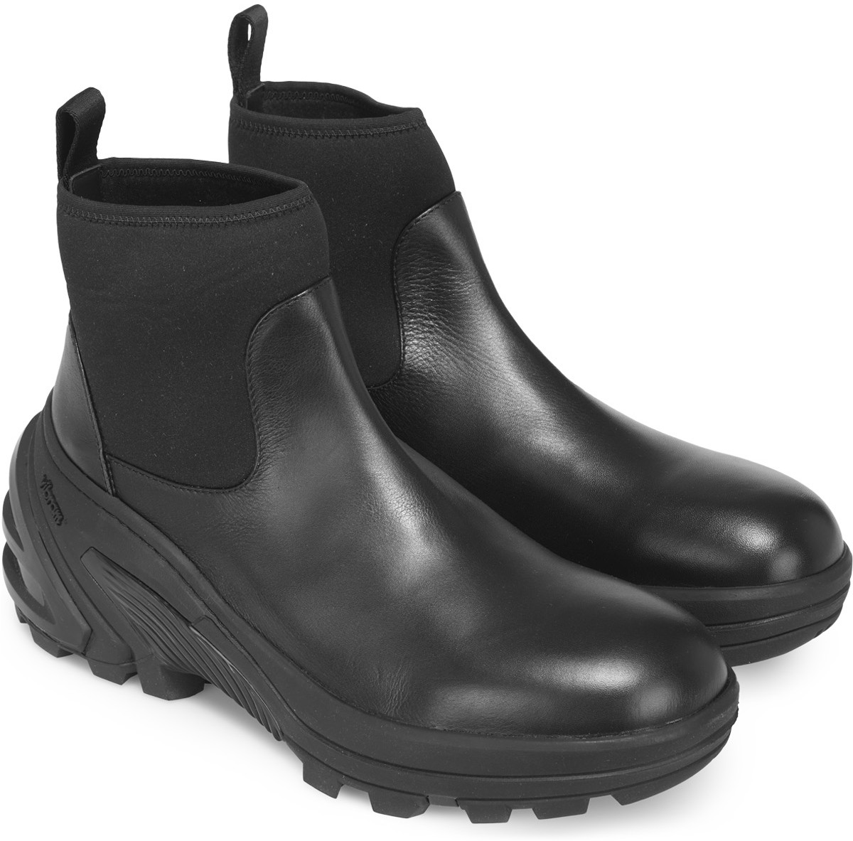 1017 ALYX 9SM: Leather mid Boots with SKX Sole | influenceu