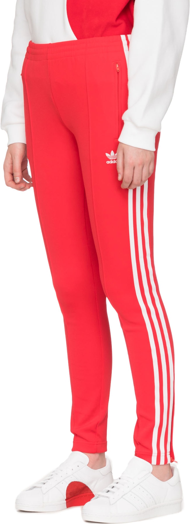 adidas radiant red pants