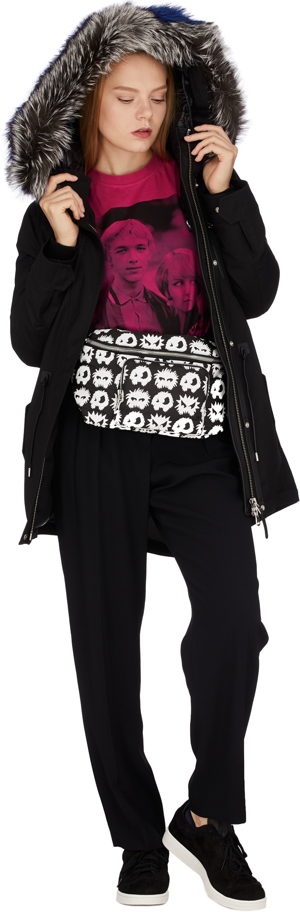 Mackage: Chara-DXR Parka - Black/Blue 