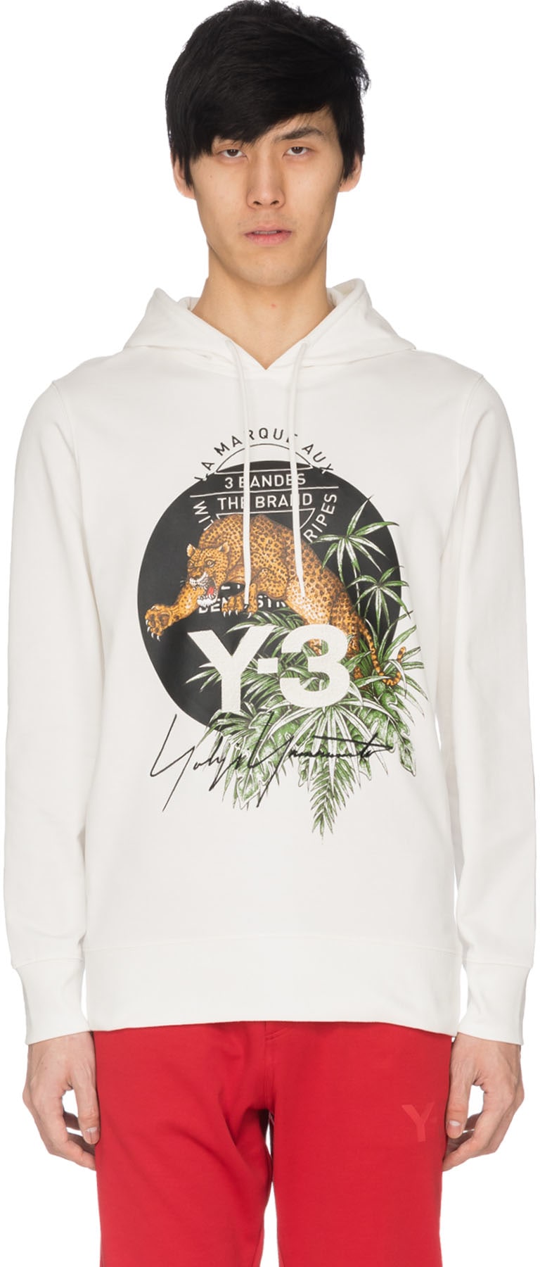 y3 leopard hoodie