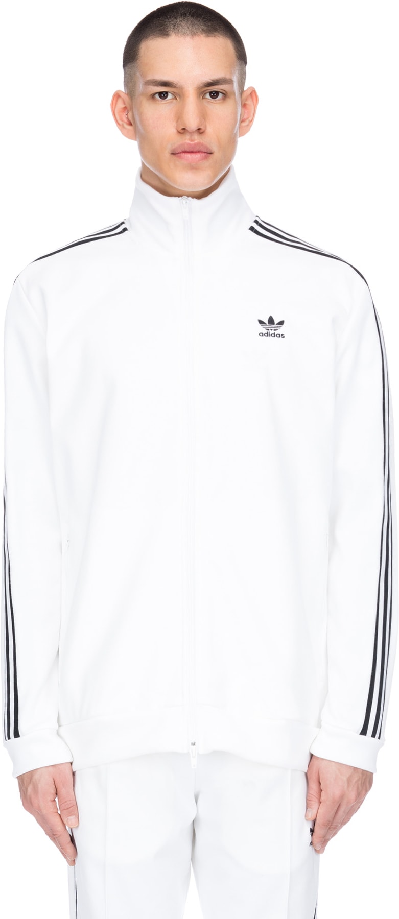 adidas originals beckenbauer track jacket white