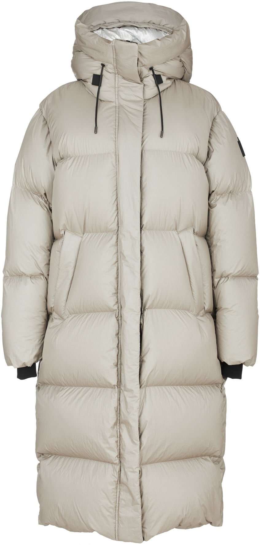 champagne puffer coat