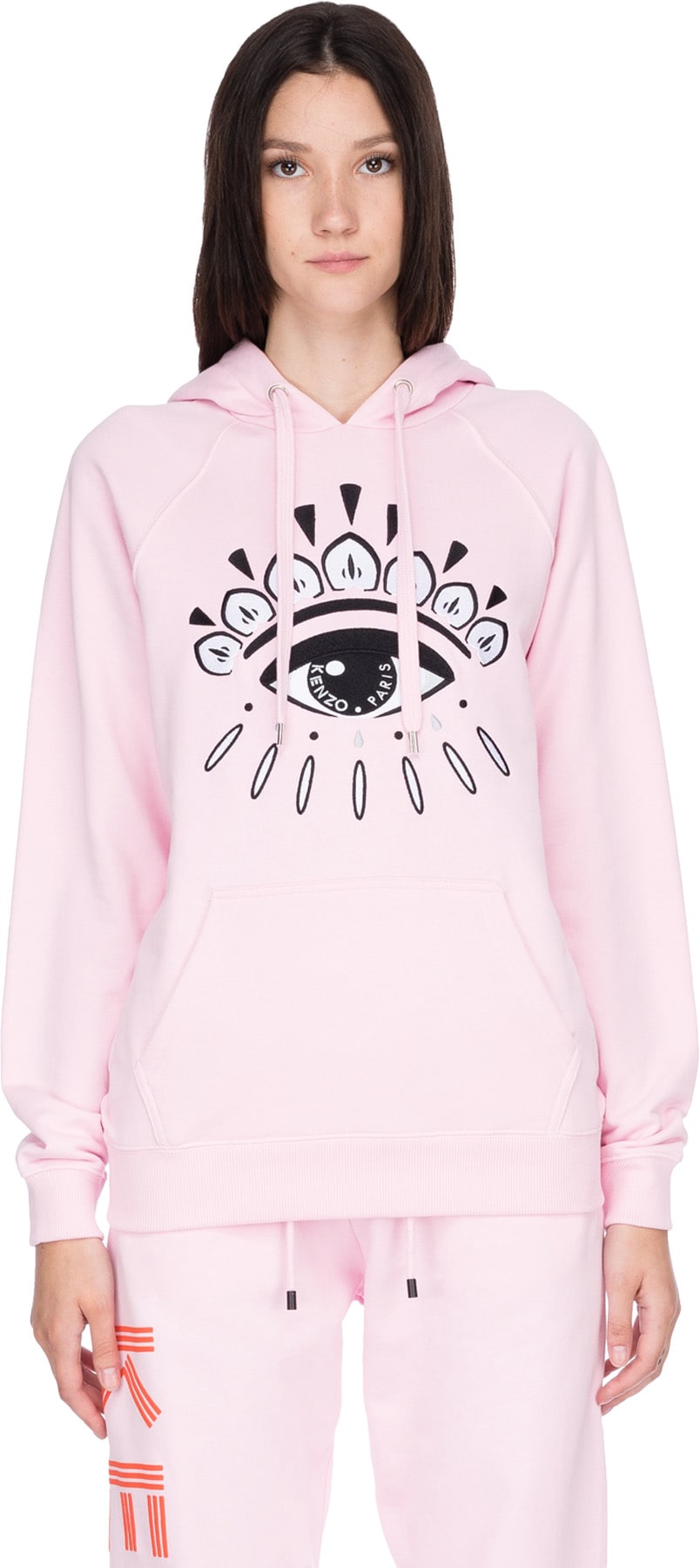 Kenzo: Eye Hoodie - Flamingo Pink 