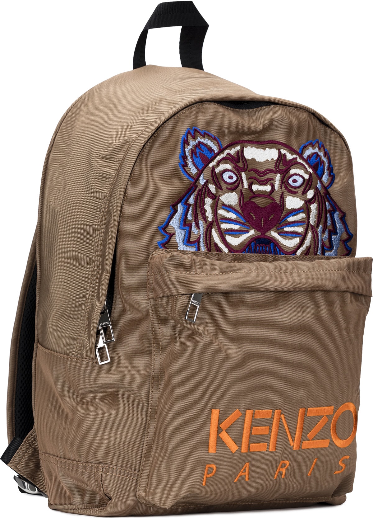 large tiger canvas backpack