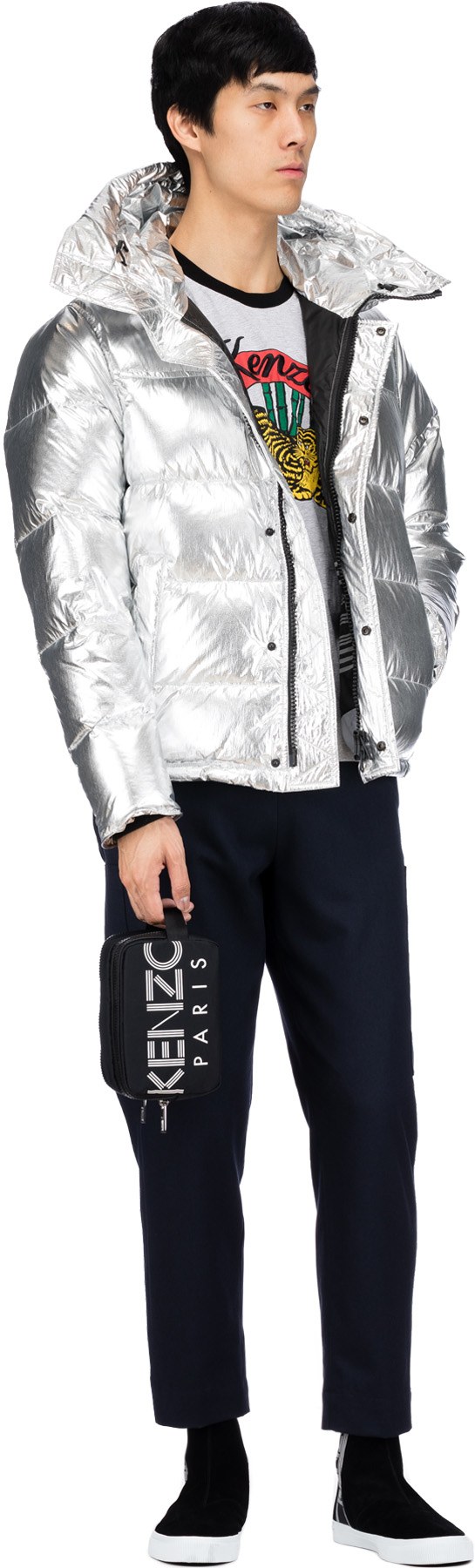 kenzo silver jacket