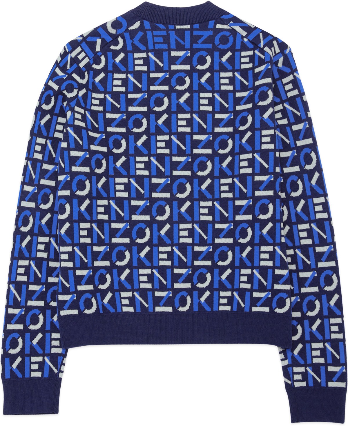 KENZO Logo Monogram Sweatshirt Blue