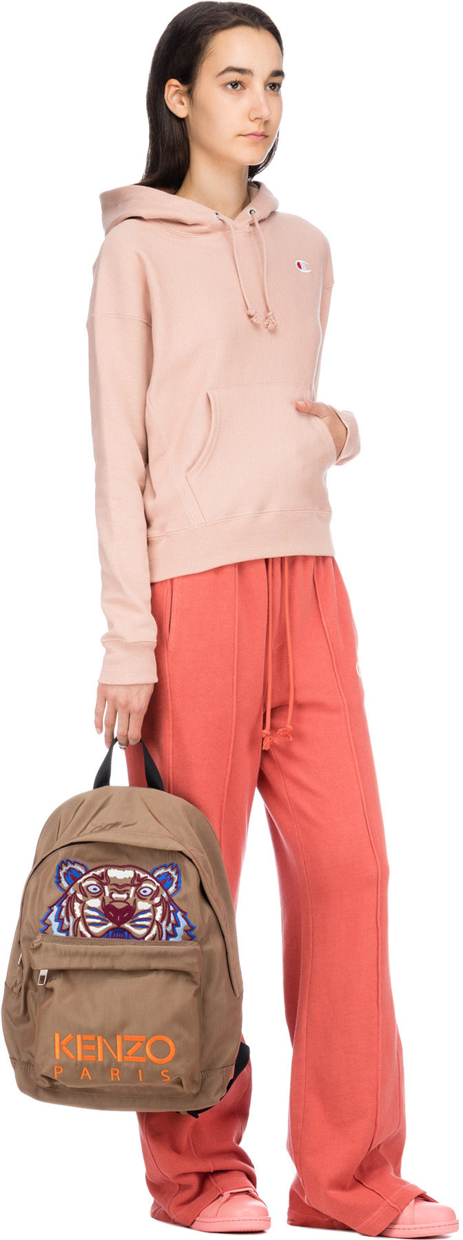 Tinted tan champion sweatpants Clearance