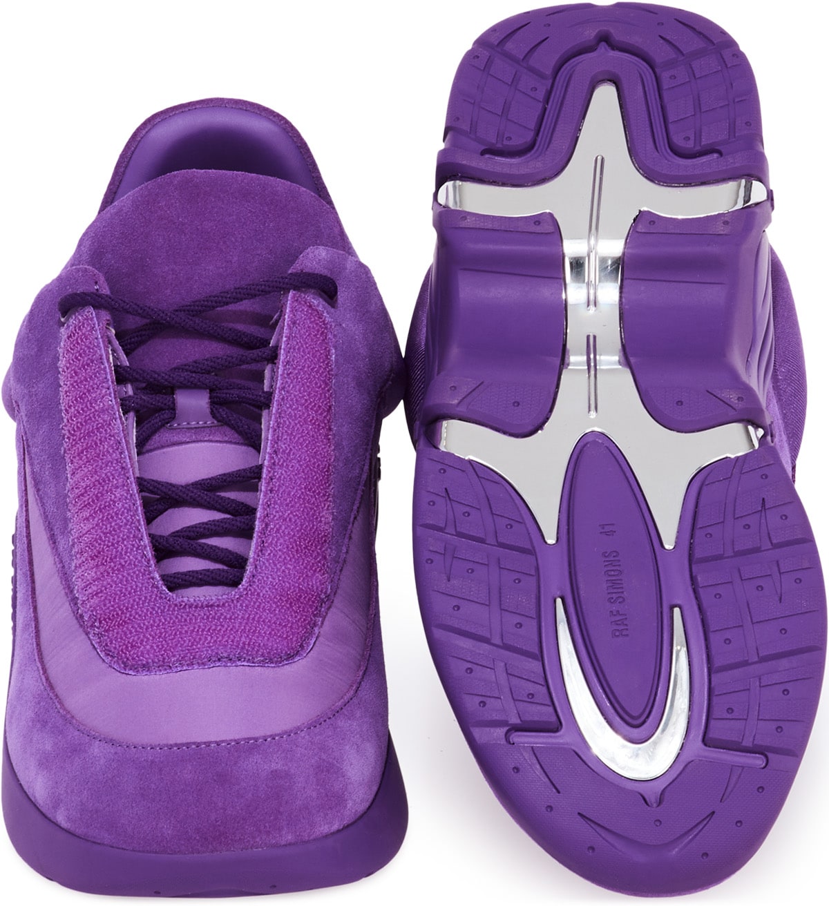 raf simons purple shoes