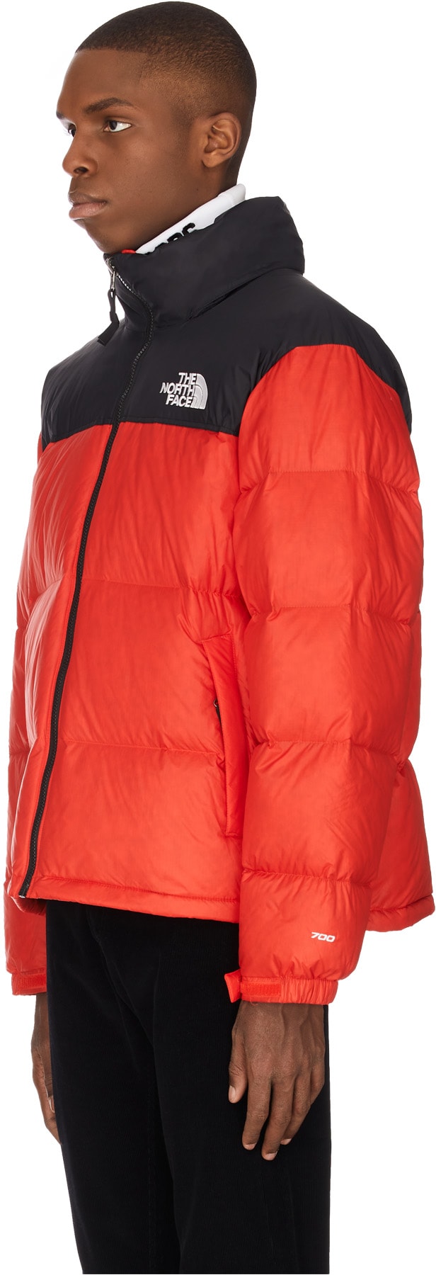 nuptse fiery red