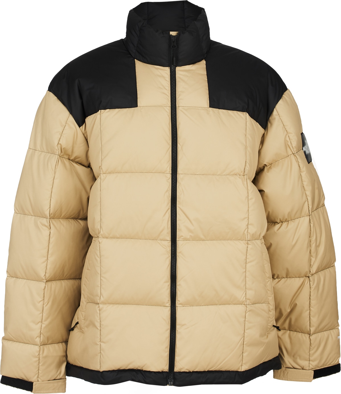 the north face lhotse jacket in khaki