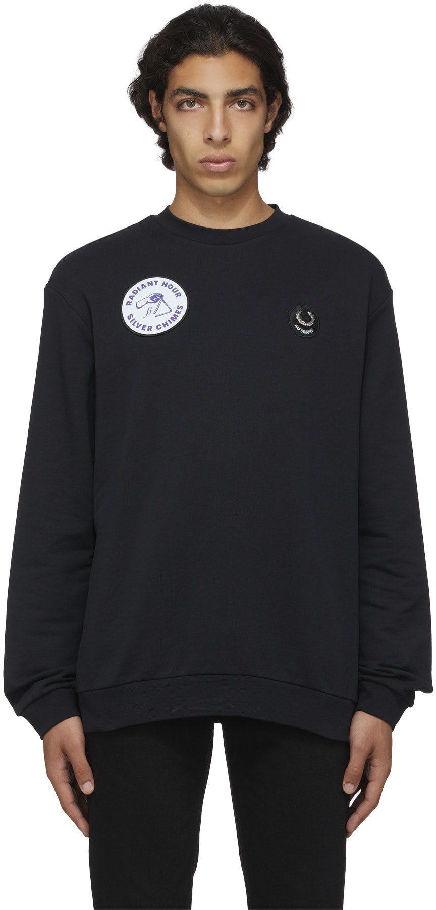 Raf Simons Patch Detail Crew Sweater