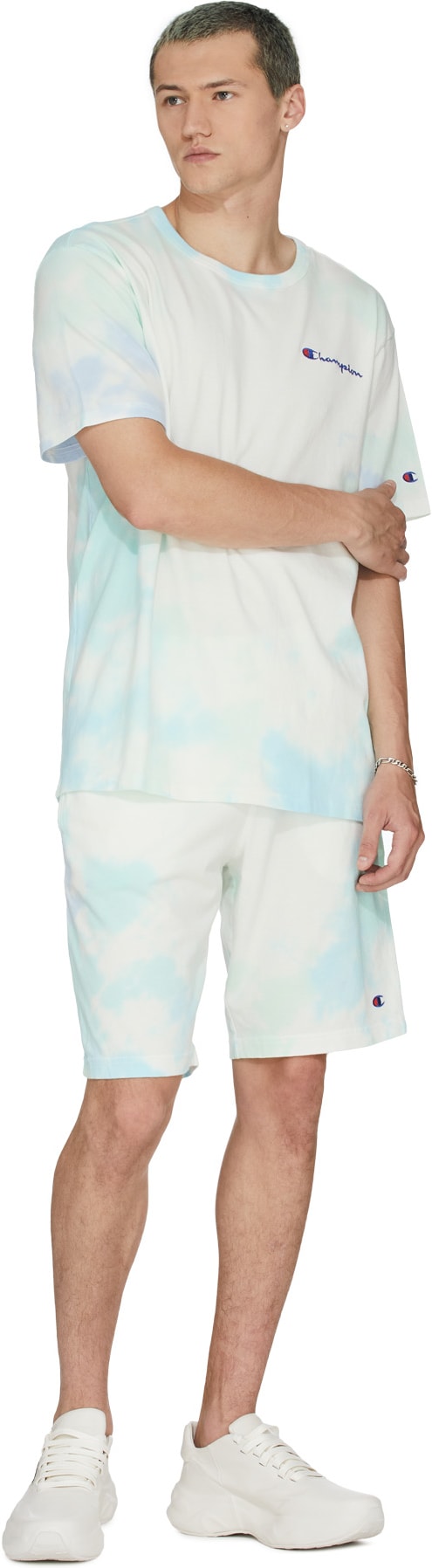 champion cloud dye slippers