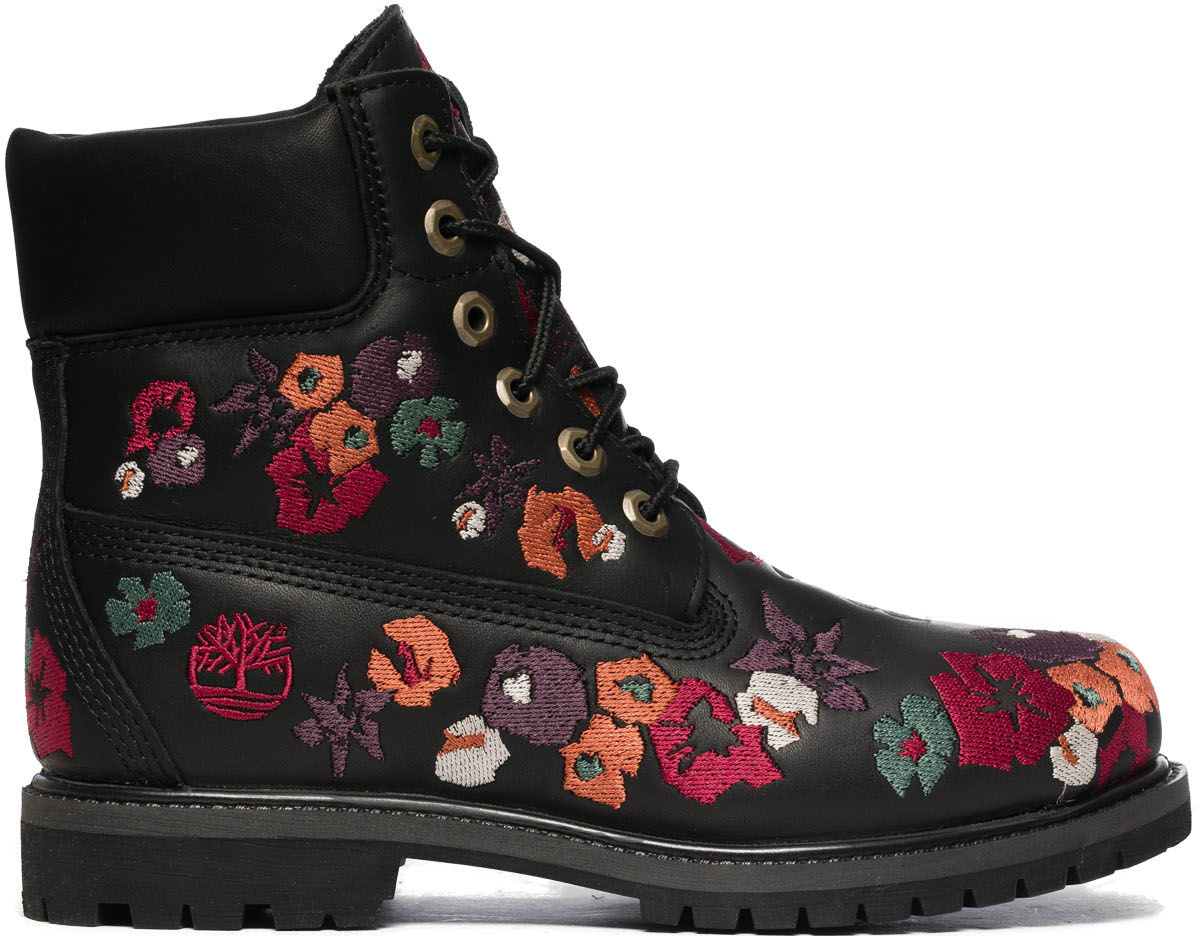 embroidered timberland boots