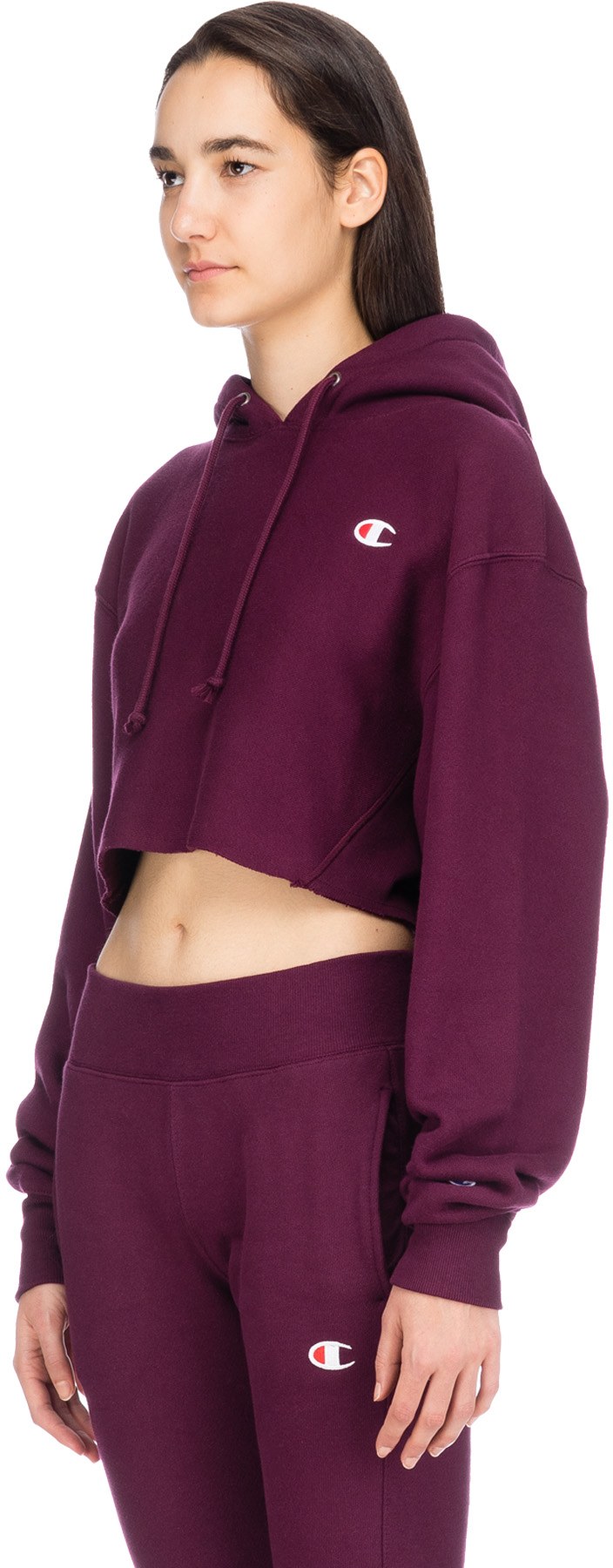 champion reverse weave dark berry hoodie