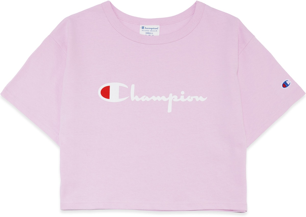 champion tshirt pink