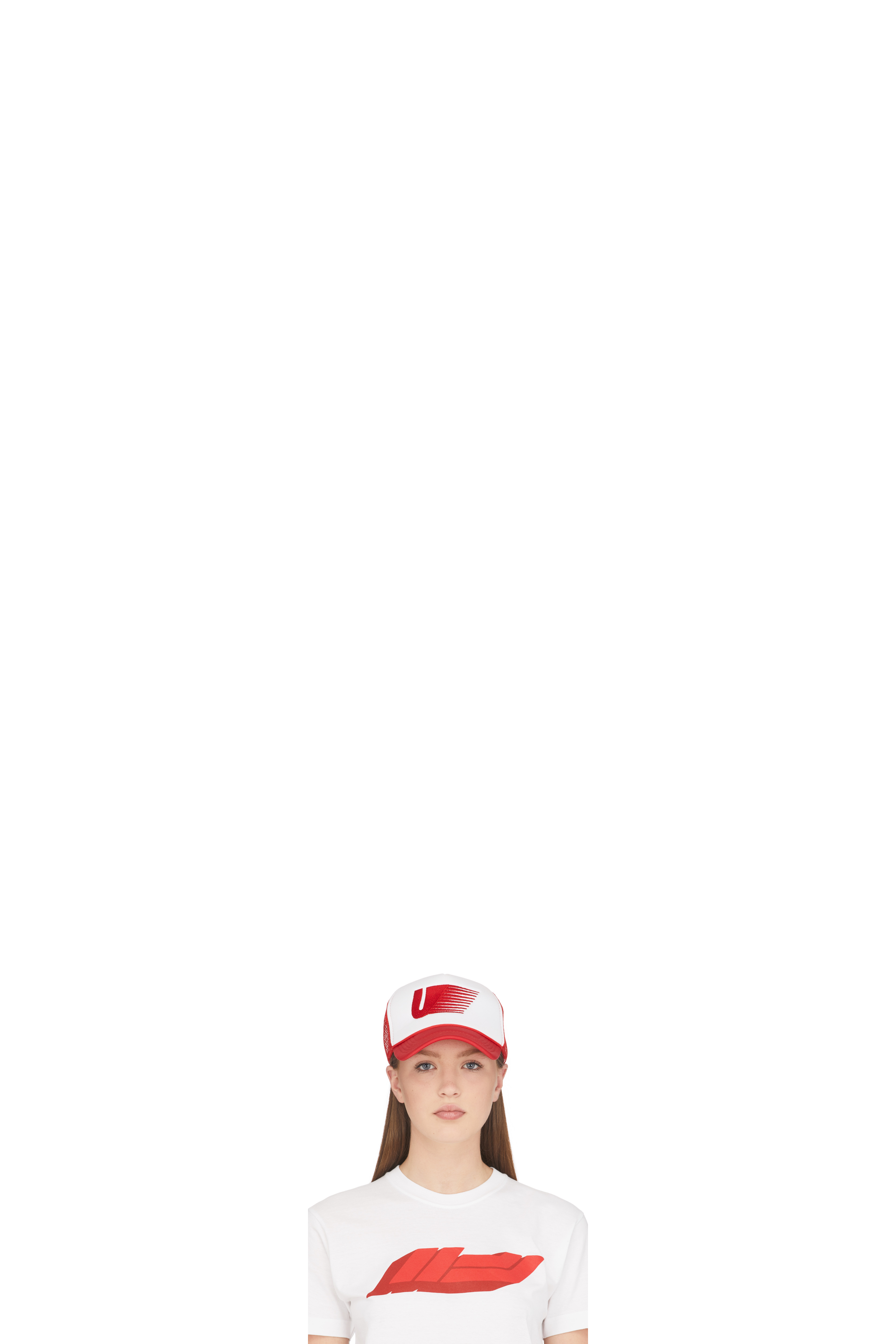 Casquette à Logo U Racer Rouge