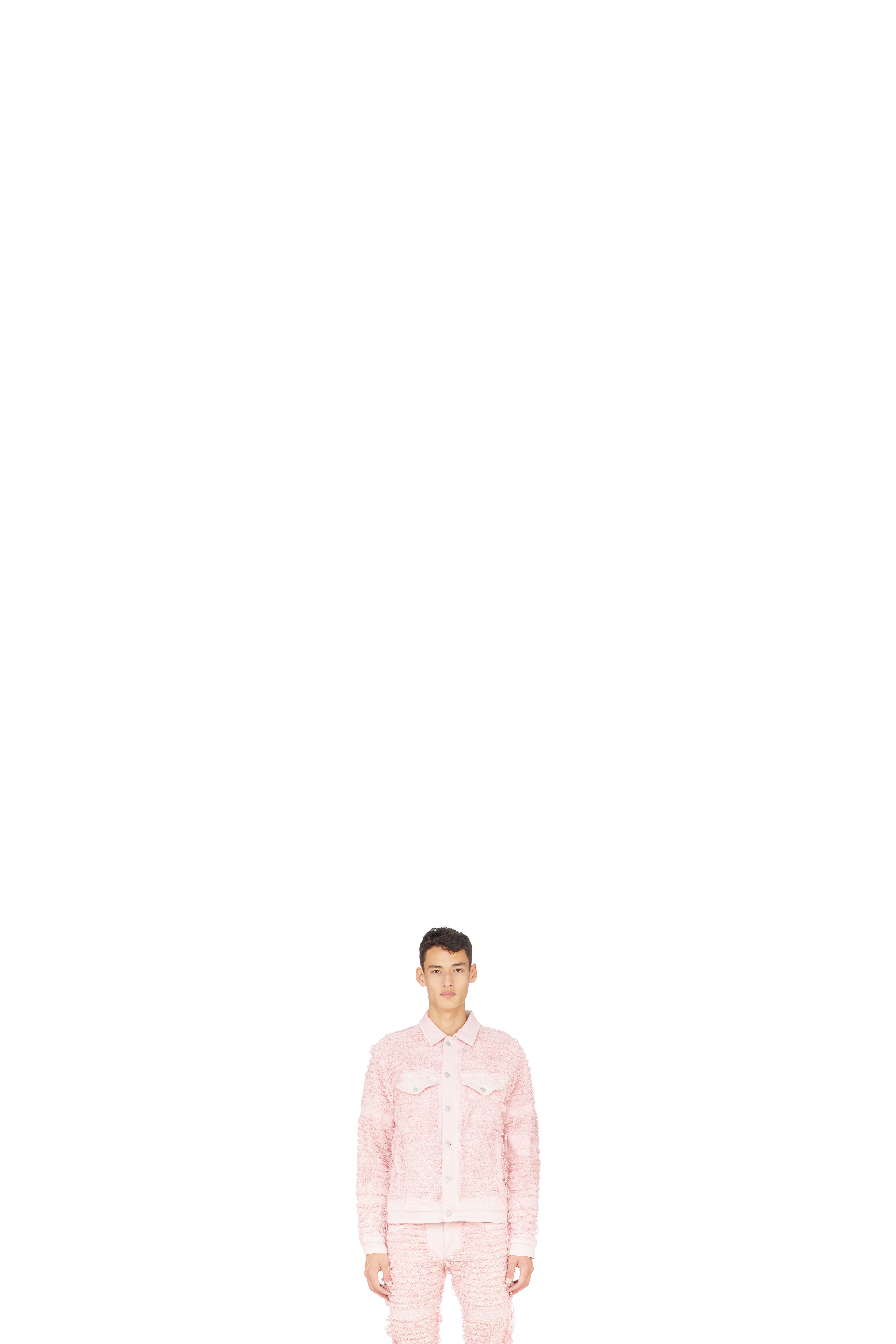 Pink Denim Jacket Blackmeans