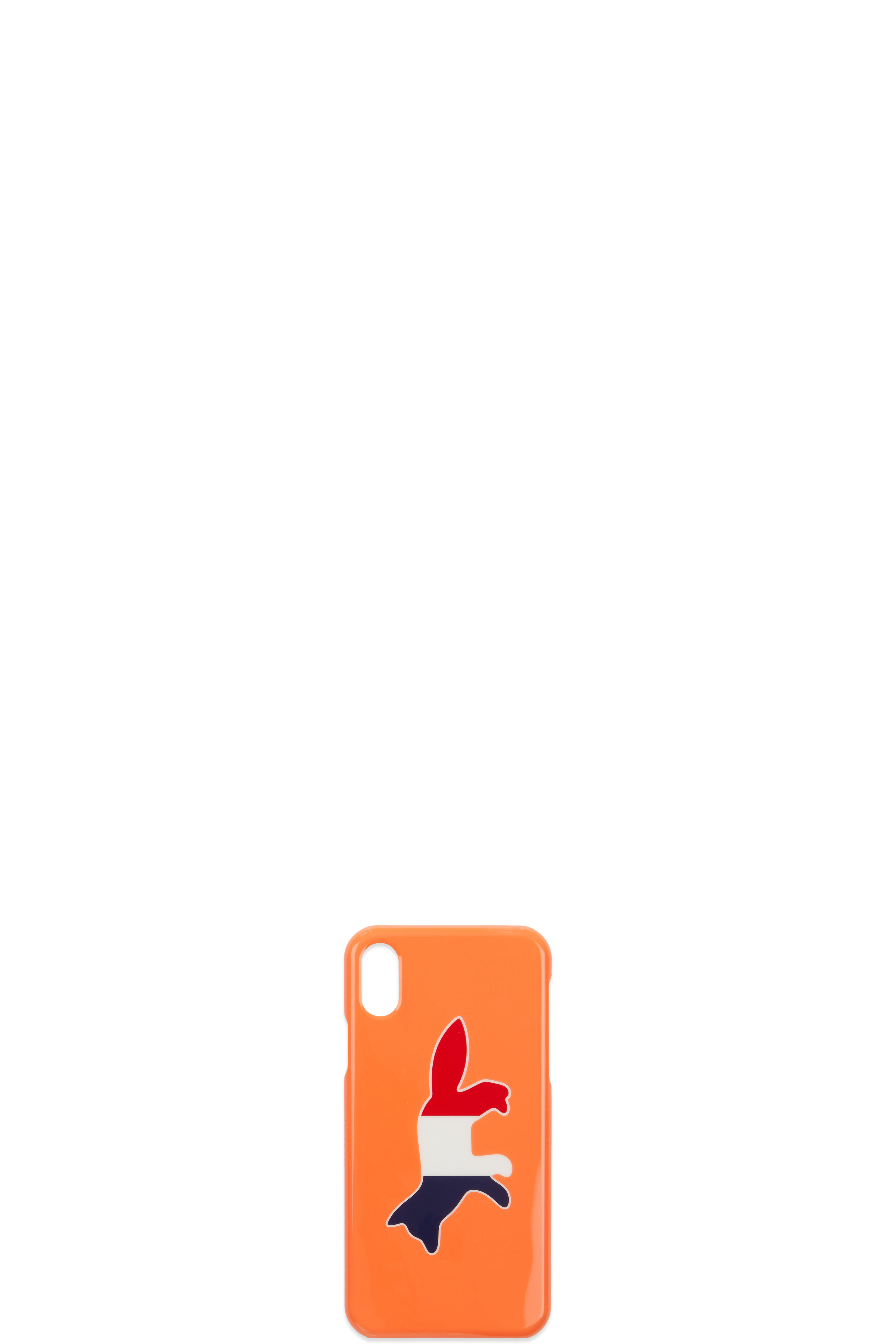 Orange Tricolor Fox iPhone X Case