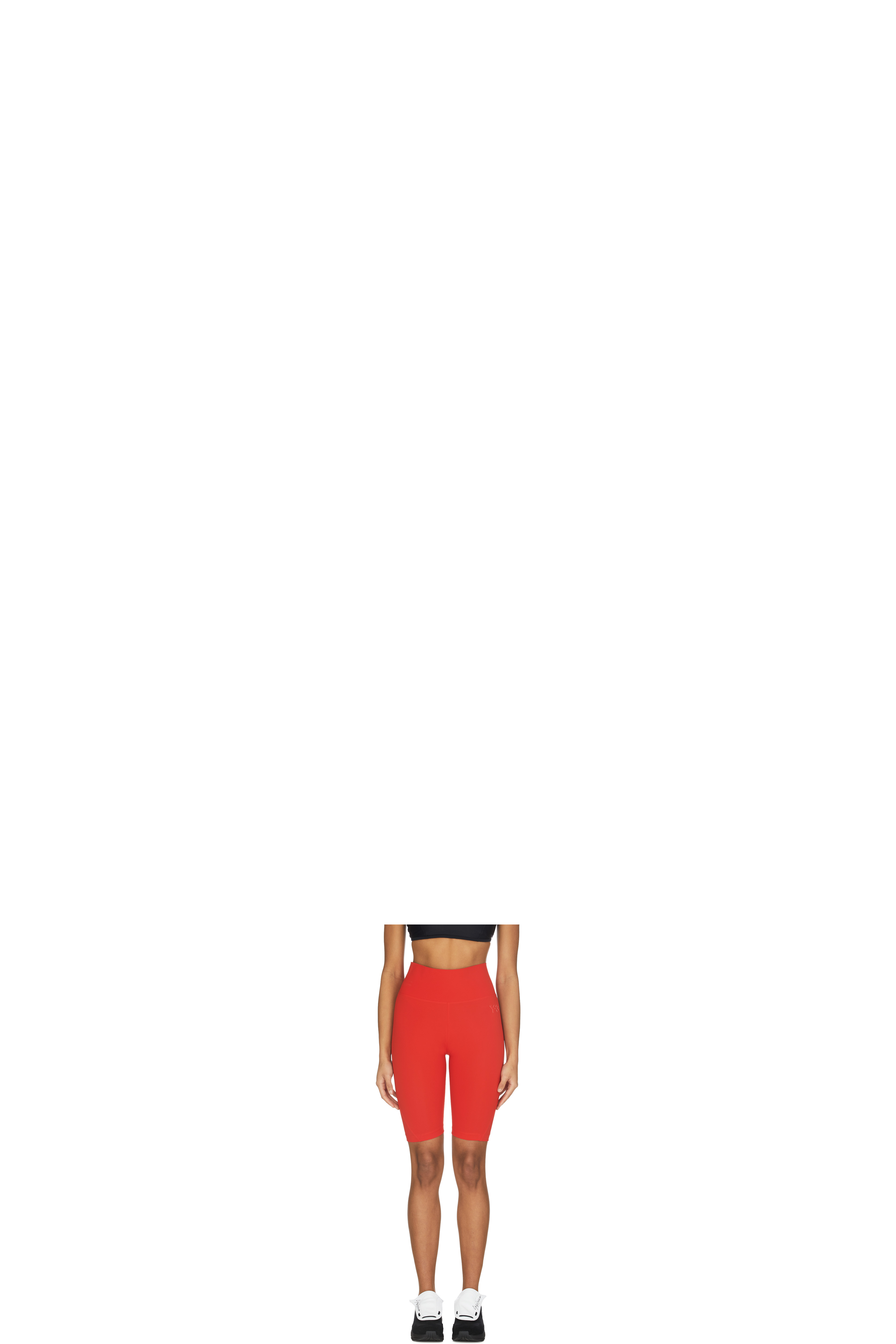 Red Classic Logo Tights