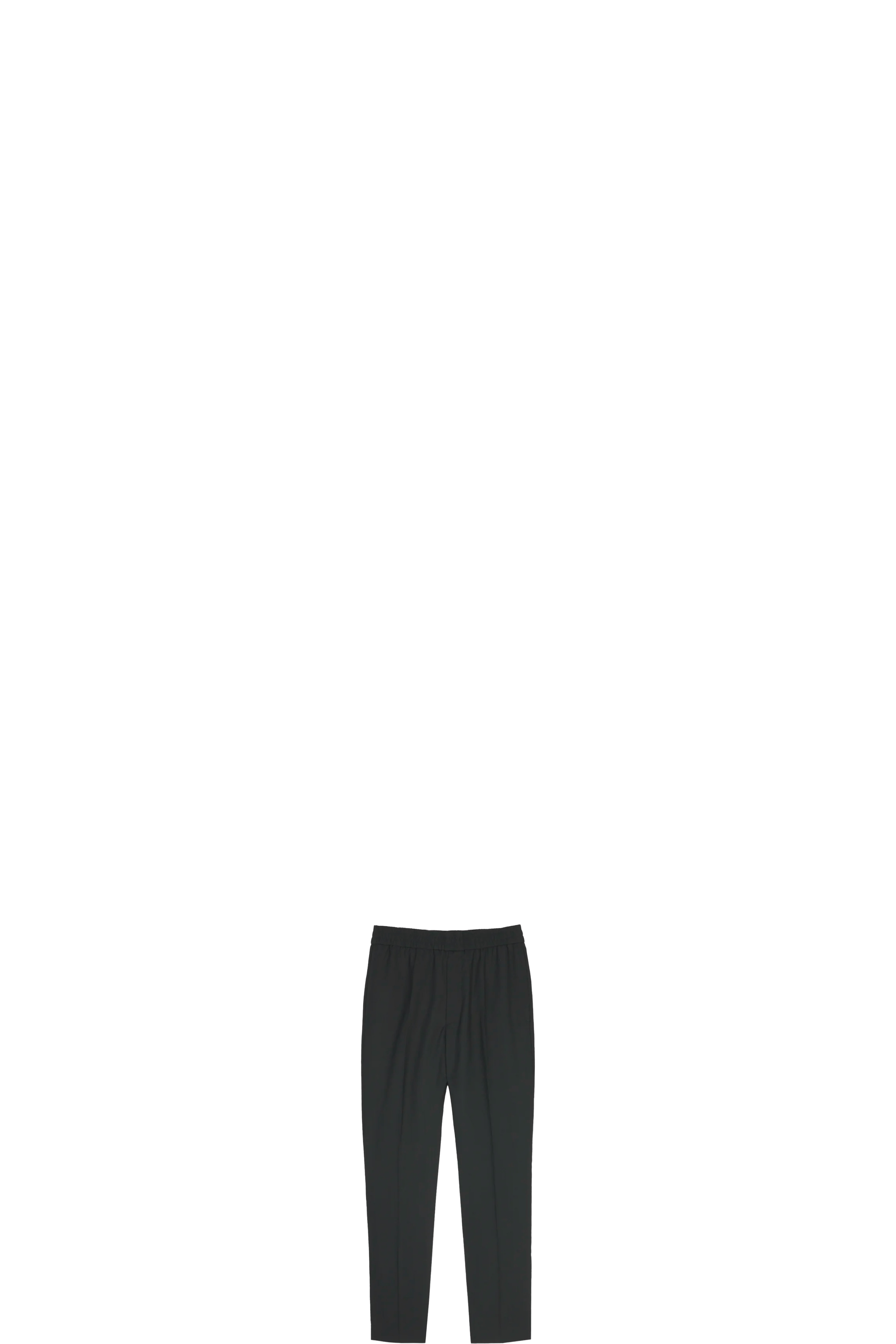 Black Romance Wool Pants