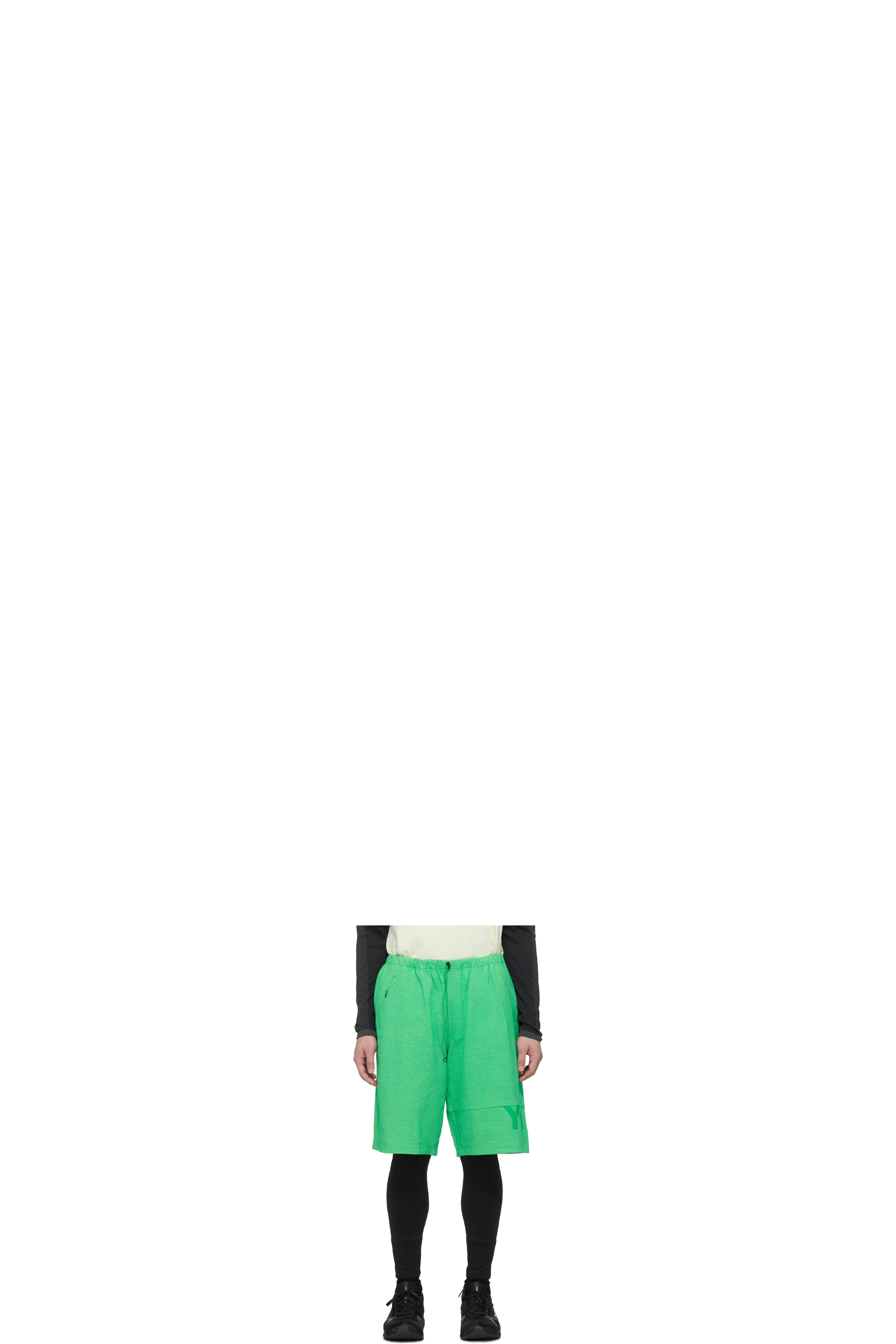Green Classic Heavy Piqué Shorts