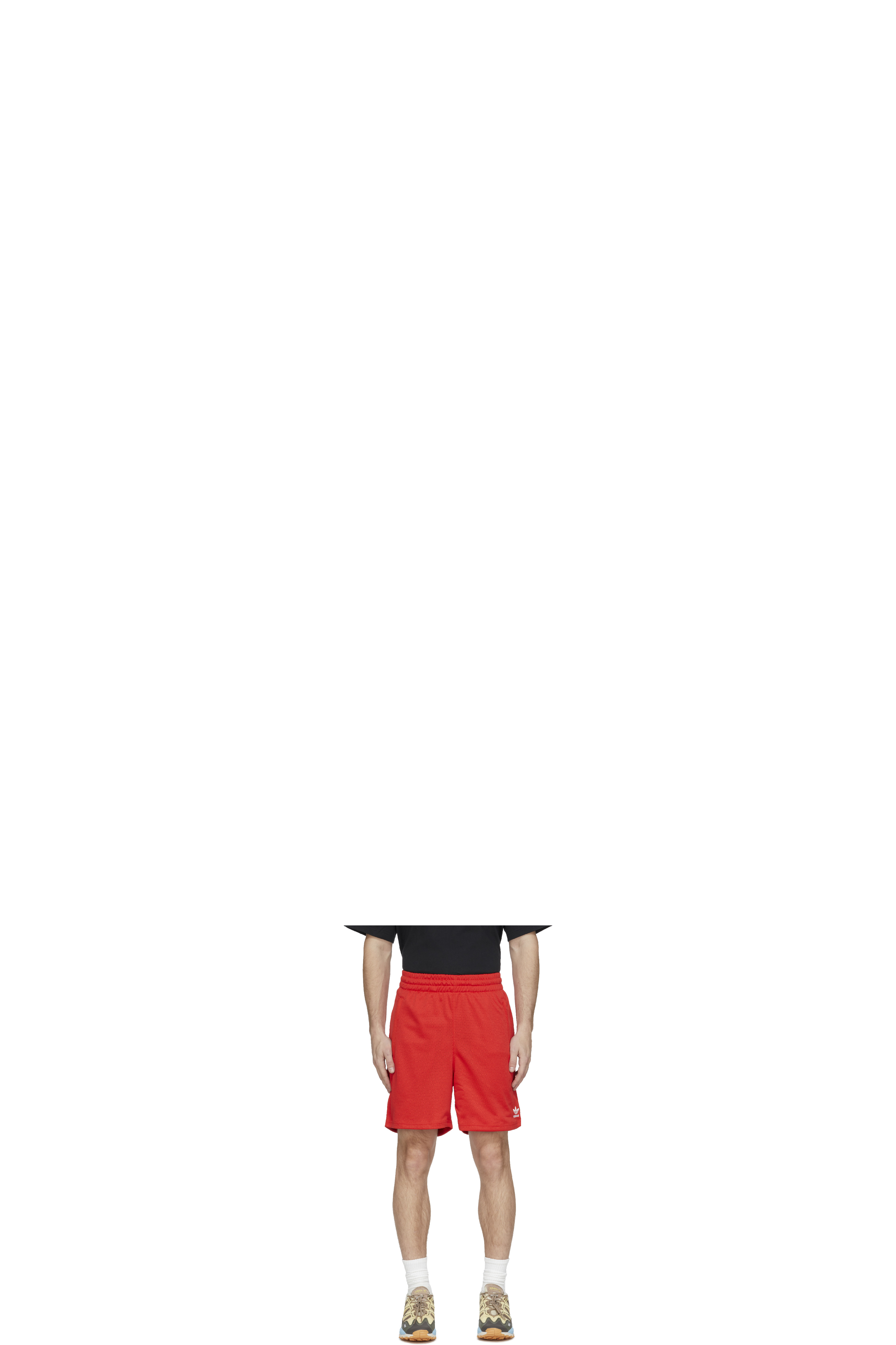 Red Essential Mesh Shorts