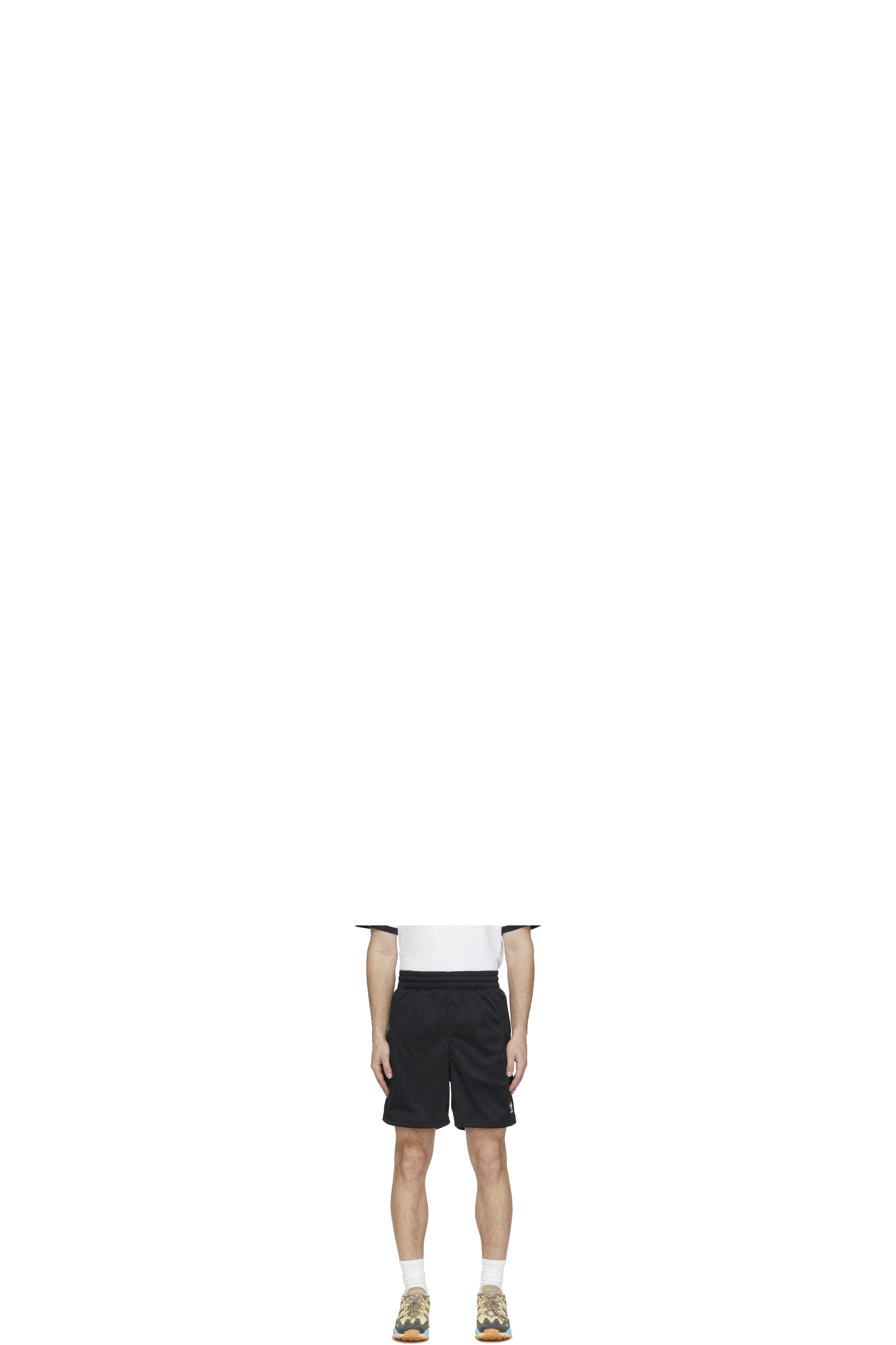 Black Essential Mesh Shorts