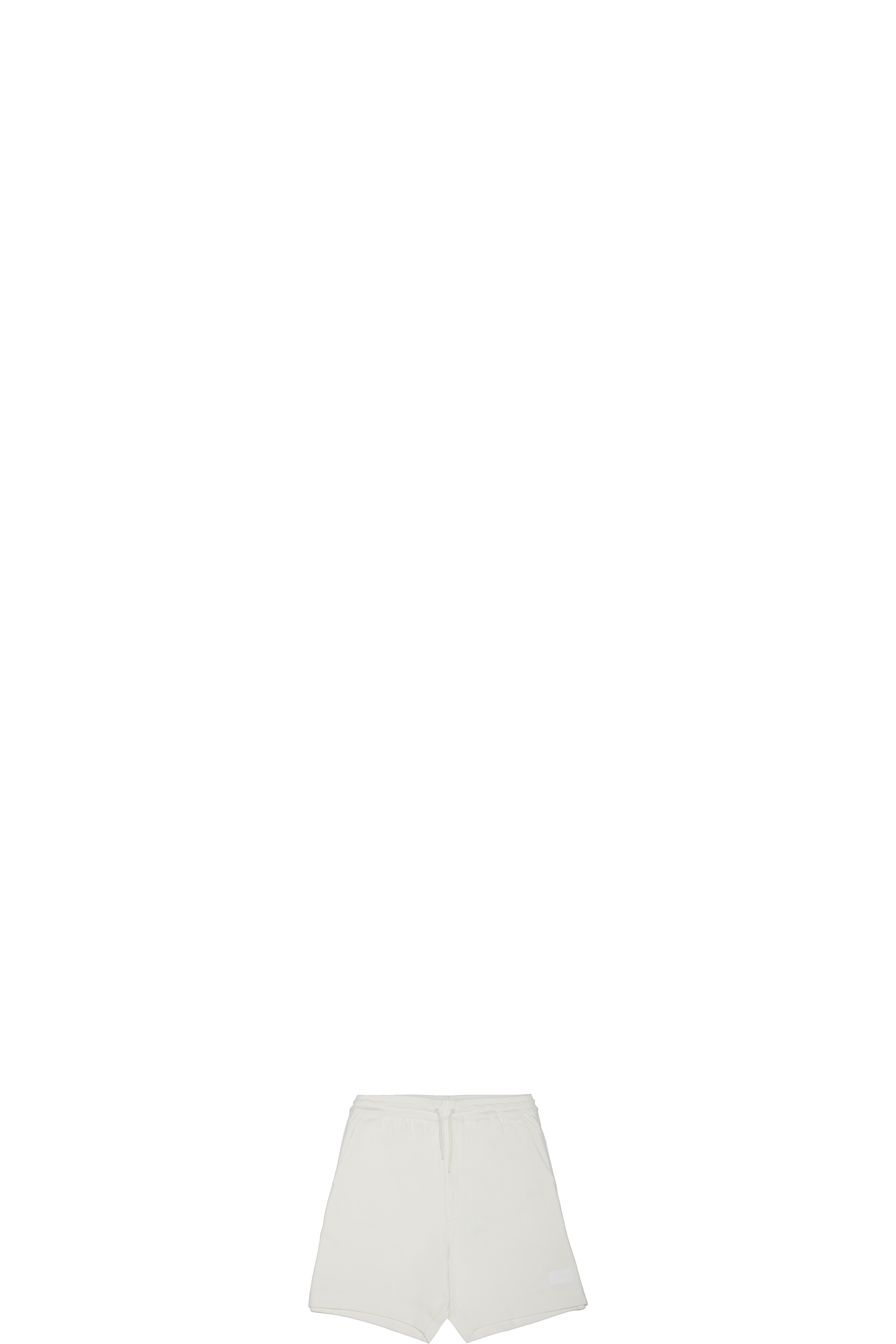 White Organic Cotton Terry Shorts