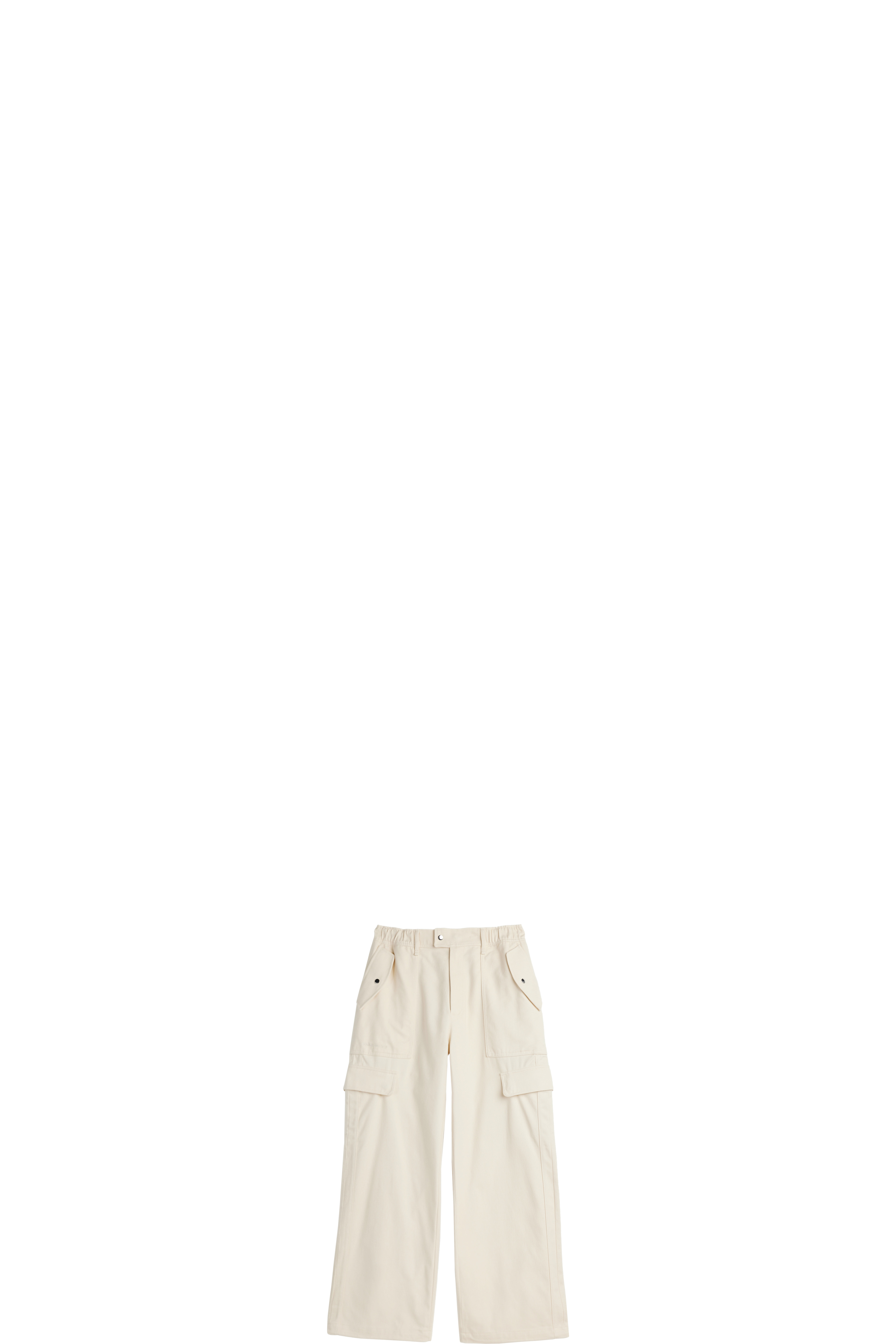 White Wales Bonner Cargo Pants