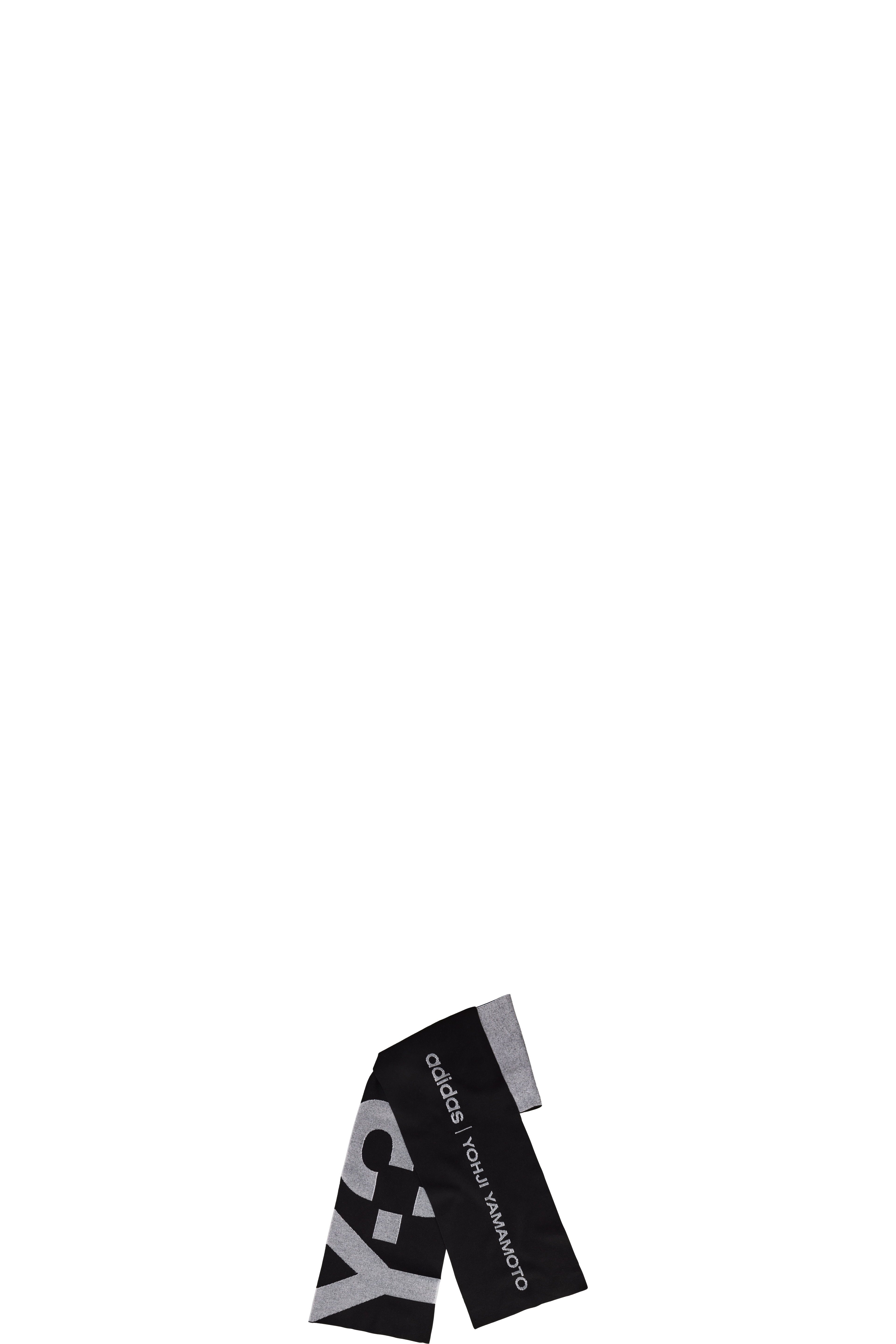 Black Classic Logo Scarf