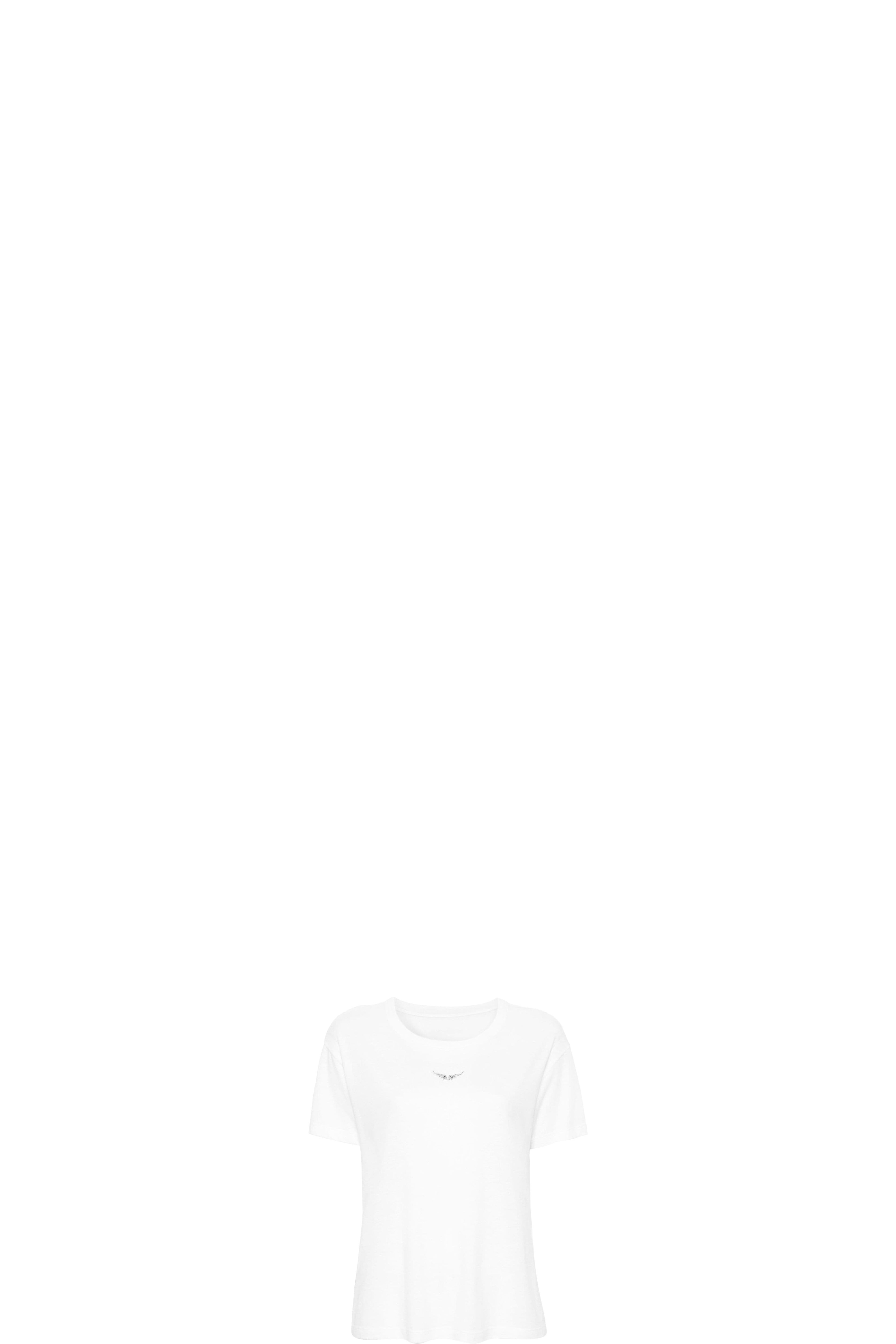Black Marta Diamante Wings T-Shirt