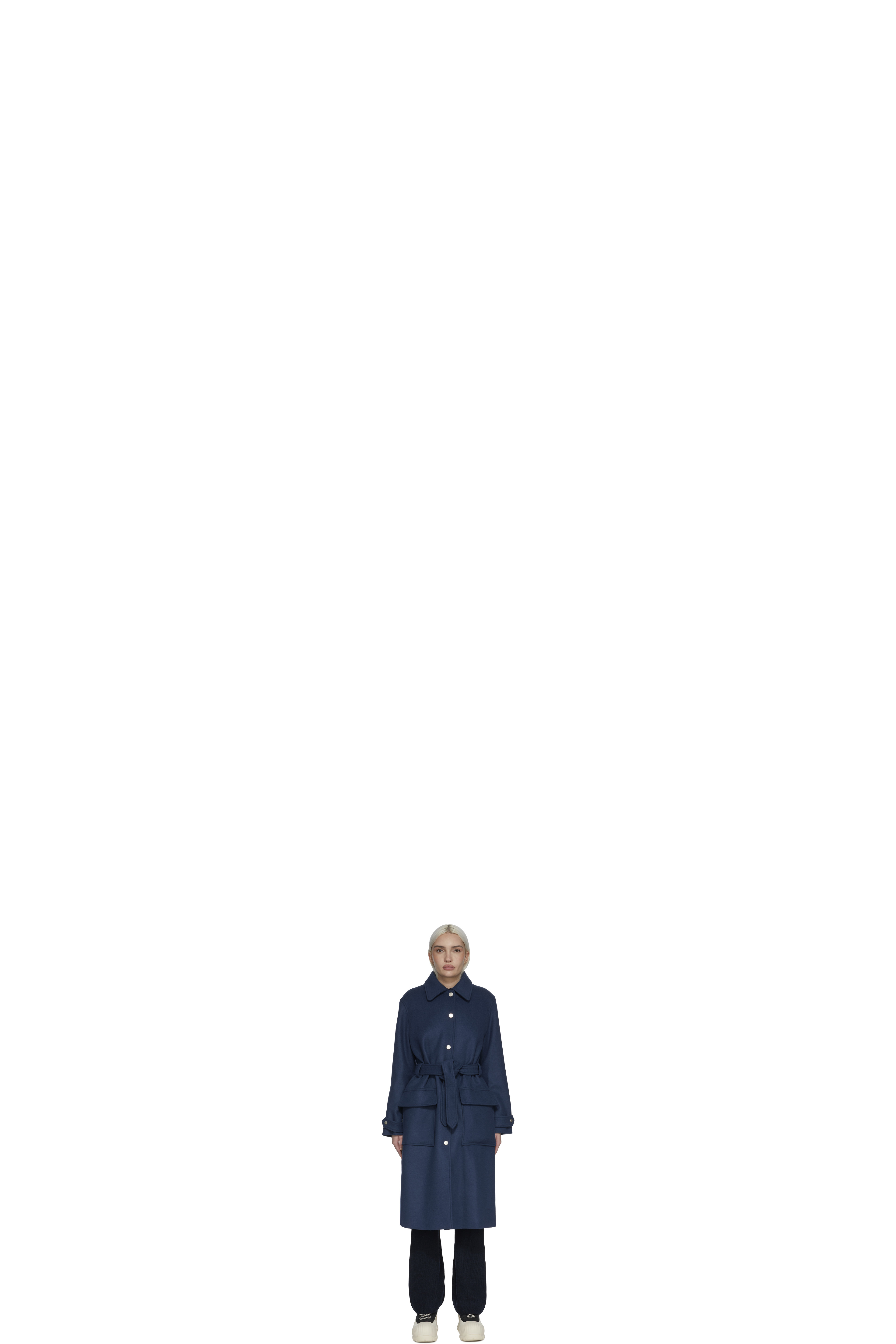 Blue Angelita Long Coat