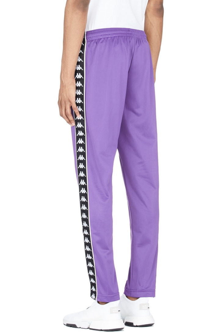 white kappa track pants