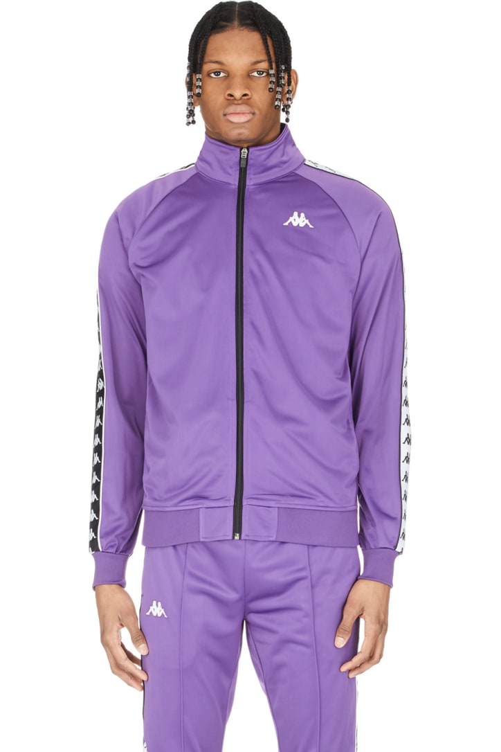 kappa jacket purple