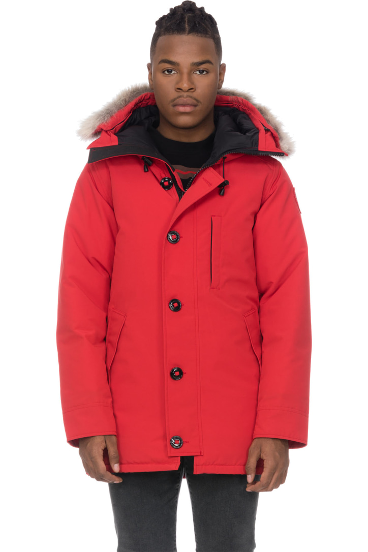 Canada goose chateau parka red clearance