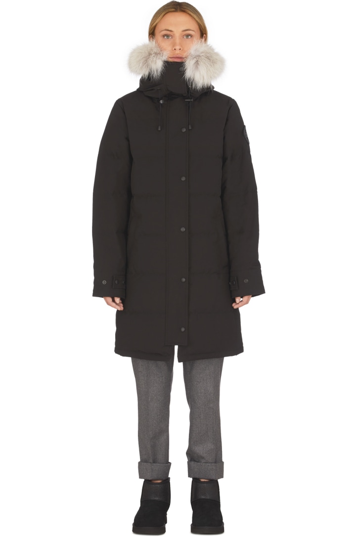 canada goose shelburne parka black label