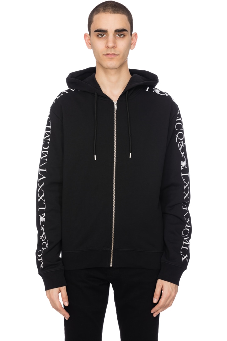 mcq zip hoodie