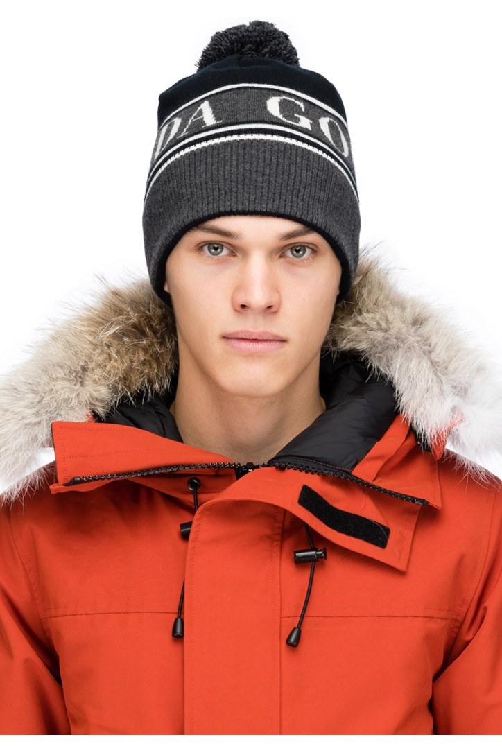 canada goose down pom toque