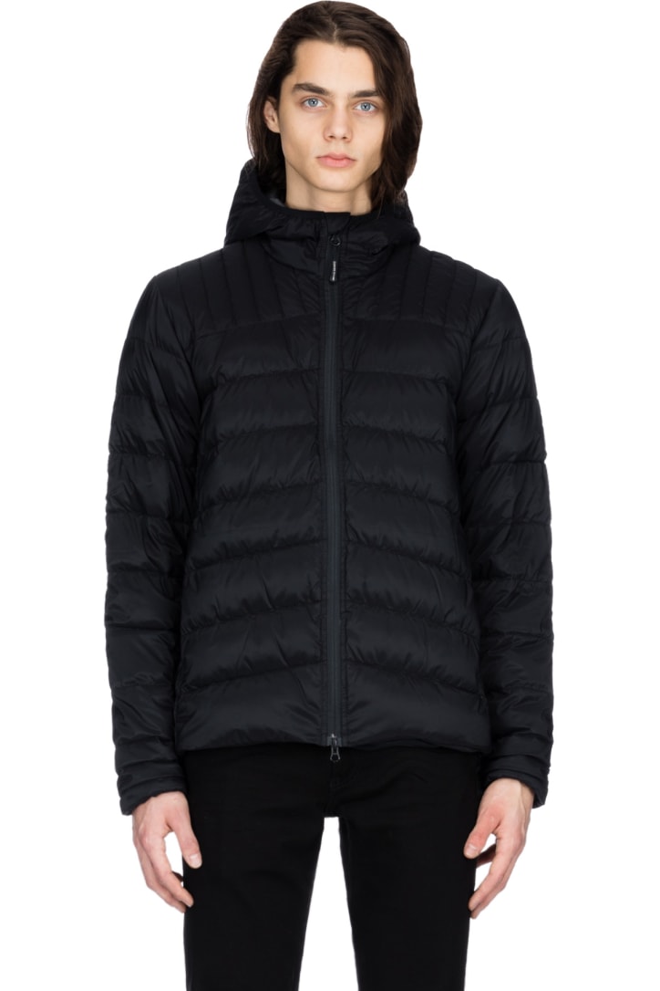 brookvale hooded coat black label