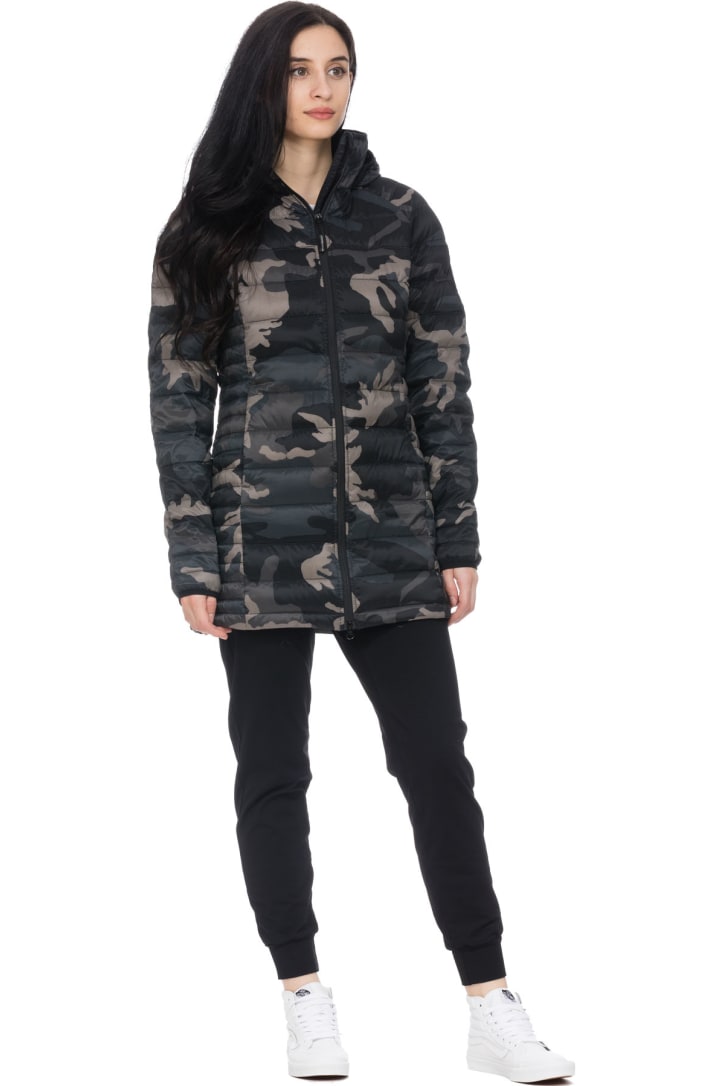 brookvale hooded coat black label