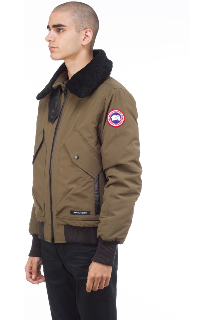 Canada goose bromley bomber military green clearance