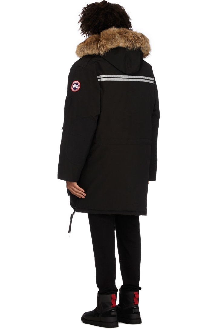 Canada goose snow mantra parka black men's clearance