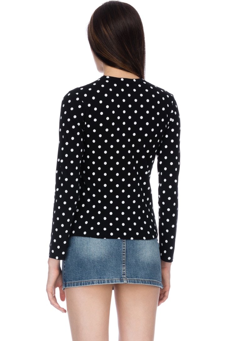 Comme des Garçons Play: Red Heart Polka Dot T-Shirt ...