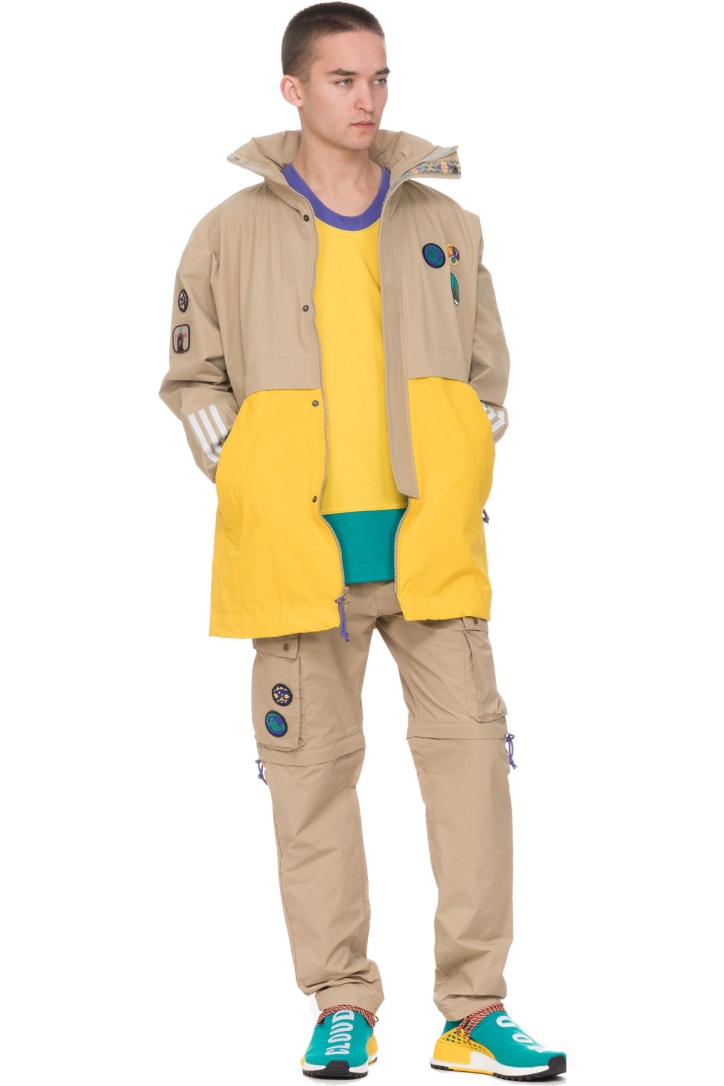 pharrell williams adidas jacket yellow