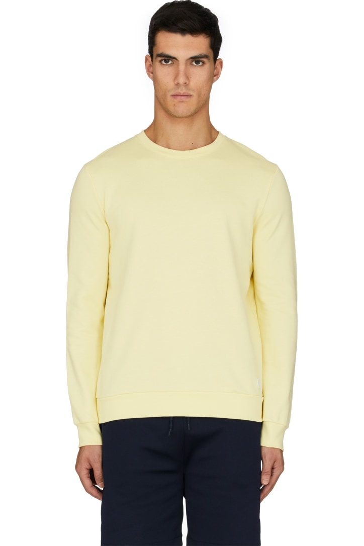 pale yellow pullover