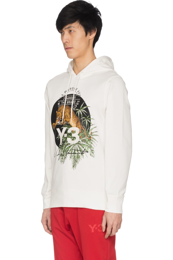 y3 leopard hoodie